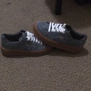 Grey Fenty Pumas